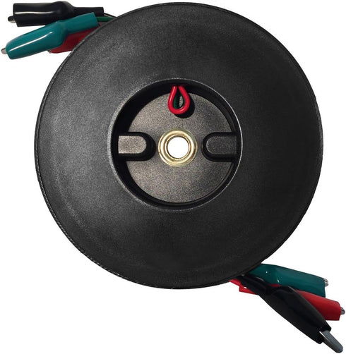 OCM - 3 Wire Retracteable Test Leads - 18 Gauge Electrical Copper Wire, Alligator Clips, Impact Resistant Case by OCM Brand