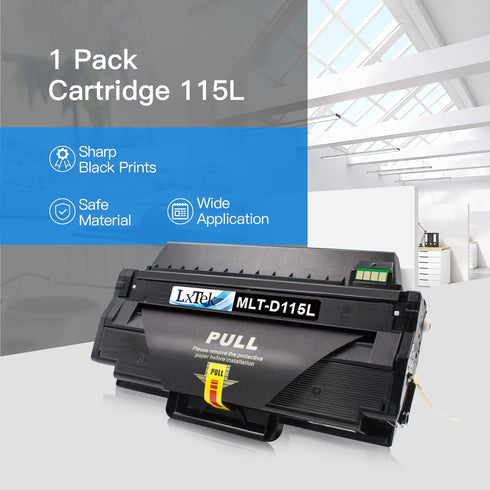 LxTek Compatible Toner Cartridge Replacement for Samsung 115 115L MLT-D115L (1 Pack) for Xpress SL-M2830DW