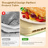 6 6HoursTimer, Food Warming Mat with Protective Table Mat, Graphene Fast Full-Surface Heating Mat, Electric Warming