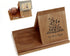 LITIVY Wooden Triangle Bookmark, Small Bookshelf with Drink Holder, Wood Book Reading