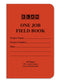 Elan Publishing Company One-Job Saddled Stitched Field Surveying Book - 4 ? x 7 Orange Stiff Cover
