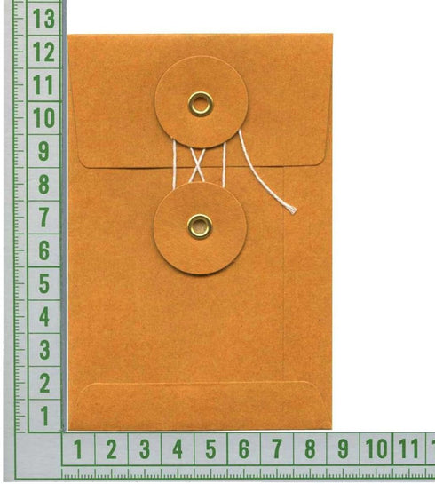 Midori Craft Envelope, S, Vertical, Brown, 8 Pieces