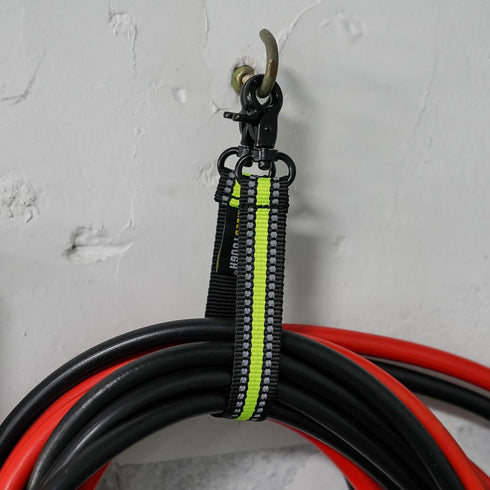 MELOTOUGH Tape Thong Electrical Tape Holder for Tool Belt, Tape Holder Strap for Tool Pouch, Lime