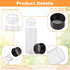 100 Pack Clear Small Glass Vials 4ml