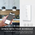 Dimmer MOES WiFi RF Smart Light Switch, Smart Life/Tuya APP Relay Status Backlight Switch Off RF Remote Control Voice