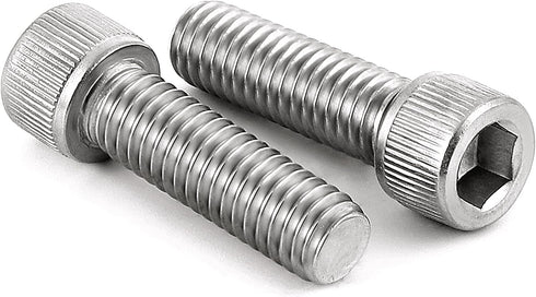 M6-1.0 x 35mm Socket Head Cap Screws, Stainless Steel 18-8 (304), Full Thread, 20 PCS