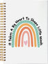 Teacher Appreciation Gifts Spiral Notebook Journal, 5.5 x 8.3 inches, It Takes a Big Heart to Shape Little Minds