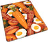 Generic Carrot Egg& Bacon Medley Non-Slip Mouse Pad, Polyester Desk Mat for Gaming Office Home