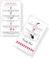 Press-On Nail Application Instructions Cards, 50 Pack, 2x3.5" Business Card Size for DIY Nail Kit