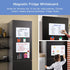 Magnetic Fridge Whiteboard Set: Dry Erase White Board (12X8"), Bonus Magnets, Markers & Erasers