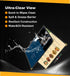 12 8.5x11 2 4 ZQP Pcs Black Menu Covers, Letter Size, Page View menu Holder, Toothed Metal Corners, Waterproof