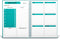 UtyTrees Undated Weekly Planner, A5 To Do List Notebook with 52 Weeks Planning, 5.2"X 7.5", Green