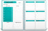 UtyTrees Undated Weekly Planner, A5 To Do List Notebook with 52 Weeks Planning, 5.2"X 7.5", Green