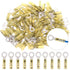Hilitchi 50Pcs Nylon Heat Shrink Ring Insulated Terminals - Electrical Wire Crimp Connector (12-10AWG, 5/16'')