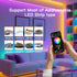 4 15A Yunseity Digital LED Strip Controller, Channel Output with Built in Mic and for RGB RGBW LED Strips, Support WiFi
