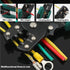 Tnisesm Wire Crimping Tool 26-10 AWG, Crimping Pliers with Stripper Cutter for Open Barrel Terminals