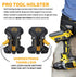 Spider Pro Tool Holster - Upgraded, Self Locking, Quick Draw Universal Tool Holder with Thumb Lock