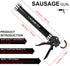 LIKSANGMETALS 15 Sausage glue gun, bearing force saving, aluminium tubeblack (Black one)
