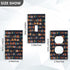 foixnub 1 Duplex Outlets Wall Plate Cover Colorful Book Shelf Gang Duplex Receptacle Switch Wall Plate Electrical