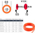 AOPANDA Pneumatic Tubing Pipe 5/32" OD Orange Air Compressor PU Line Hose Tube for Water Fluid Transfer 10 Meter 32.8ft
