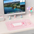 Rulyyo 17 Inch Ergonomic Computer Keyboard Stand - Clear Acrylic Keyboard Riser for Desk Tilted Keyboard Holder Tray