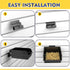 BeapTcely 12 Pack (12, Slatwall Bins with Hooks Plastic Slatwall Organizer Slatwall Containers Workbench Bins for Slat