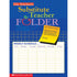 Scholastic Teacher Resources Substitute Teacher Folder, Pack of 10