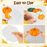 Lucleag 45 PCS Pumpkin Cutouts - Bulletin Board Decoration for Thanksgiving Fall Autumn School Classroom