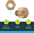 SharkBite 3/4 Inch FNPT Crimp Connector, Pack of 5, Brass Plumbing Fitting