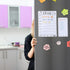 Dry Erase Grocery List for Fridge, 4.5 x 8.5 in Magnetic Shopping List Whiteboard for Refrigerator