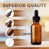 24 Pack Amber Glass Dropper Bottles, 1 oz with Measuring Eye Dropper for Essential Oils and Laboratory Chemicals