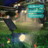 2-in-1 2 2 Pack URPOWER Solar Lights Outdoor, Solar Spot Lights Waterproof with Lighting Modes, Adjustable Solar