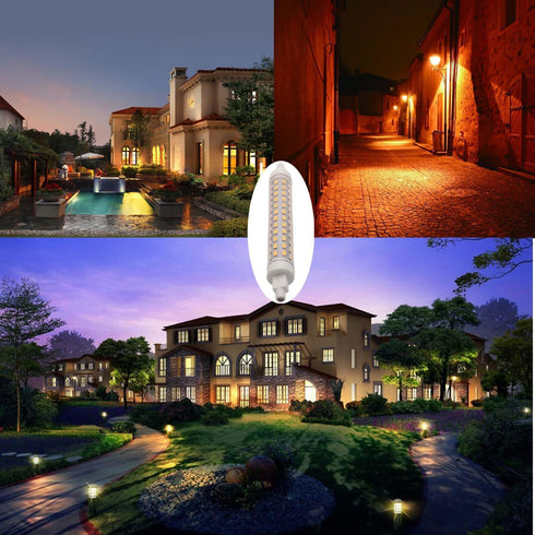 QLEE R7S Bulb 118MM 12W J118 T3 150w 360 3000k Dimmable,2 Pack LED Led FloodLight Equivalent Halogen Wall Sconce Floor