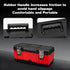 15.5 Inch Jack Boss Steel Tool Box Small Portable Tool Organizer Box with Built-in Short Non-slip Handle Car Box