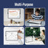 Loukin 17"x12" Magnetic Desktop Dry Erase Calendar with Stand, Reusable Planner Schedule for Desk, Office, Classroom