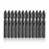 Drill America 1/4" High Speed Steel Heavy Duty Split Point Stub Drill Bit (Pack of 12), D/AST Series