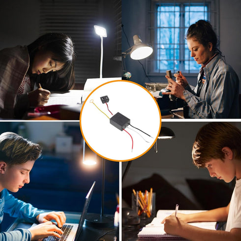 DOITOOL 2 Pcs Lamp Adapter Table Light Adapter USB Adapters Table Light Charger Desk Lamp Accessory USB a Charger Charger USB Adaptor USB Charger Plastic Accessories 5v2 by DOITOOL