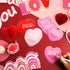 TaoBary Valentine's Day Bulletin Board Set 85 Pcs 3D Heart Honeycomb Owl Love Truck Cutouts