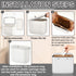 1 Pack 50 Tioncy Sanitary Napkin Disposal Receptacle with Pcs Waxed Feminine Hygiene Bags Tampon and Pad Holder