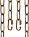 uxcell 1ft Lighting Hanging Chain, 4mm/0.16" Looping Metal Pendant Chandelier Chain Extension