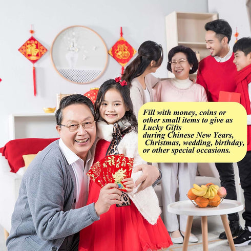 Red Envelopes Chinese New Year, Lucky Money Envelopes 2024, Dragon Year Red Packets for Spring Festival