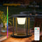 FUYO Solar Rechargeable Camping Lantern - 7.6-Inch Dimmable Outdoor Table Lamp with Warm