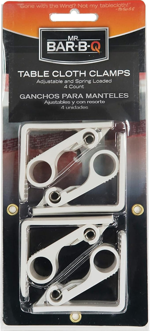 Mr. Bar-B-Q, Inc. 02108X Adjustable Spring Loaded Table Clamps