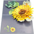 Cards,3D Pop Up Birthday Mothers Day Card Yellow Sunflower Greeting Gifts for Women Wife Mom Mothers Sister Aunt