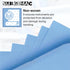 (100, 20 20") SurgiMac Blue Sterilization Wrap Tear Proof Fabric Disposable CSR Wrap Single Layer Cellulose EO Gas