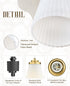1-Light 5HZG97TP H-Type Track Lighting Pendant, HWH Track Pendant Light Fixture Brushed Gold Finish with Frosted Milk