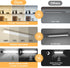 5-Pack 3 Dimmable Closet 11.8 inch Counter Motion Sensor Under Cabinet Light, Color Temperature Rechargeable Magnetic