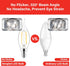 Sengled E12 Bulb Dimmable, 60W CA10 Bulbs, 5000K 12 Pack LED Candelabra Equivalent, Flame Tip Chandelier Light Daylight