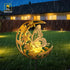 ShangTianFeng Butterfly Lights Outdoor Decor - Moon & Bird SolaGardenLights Waterproof, Auto On/Off Pathway Lighting