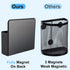 KITANIS Holder,2 Pack Magnetic Pen Magnetic Dry Erase Marker Holder with Generous Compartments,Strong Magnet Storage